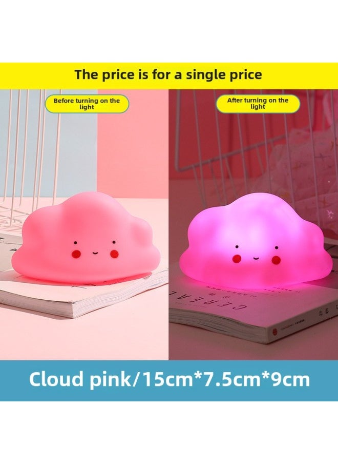 Generic Cartoon Unicorn Moon Night Light Ins Style Logo Activity Gift Qr Code Gift Back To School-Color:Clouds (pink)  - Image 1