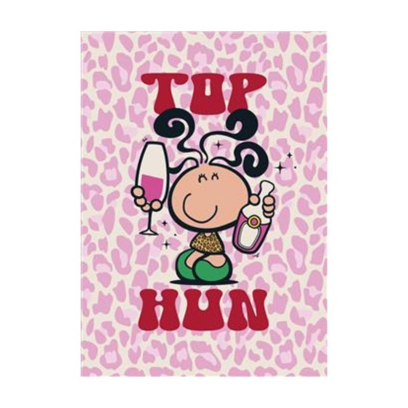 UK Greetings Bubblegum Blank Congratulations Top Hun Greeting Card - Image 1