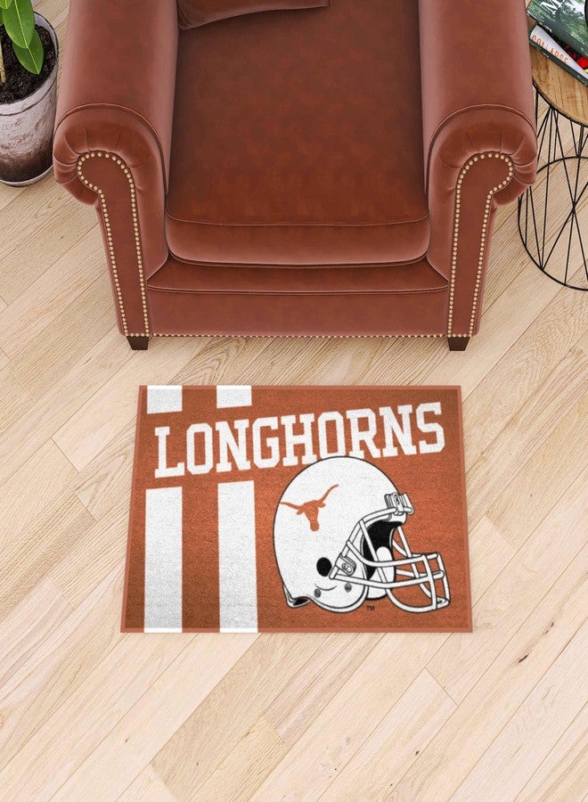FANMATS 18783 Texas Longhorns Starter Mat Accent Rug - 19in. x 30in. | Sports Fan Home Decor Rug and Tailgating Mat Uniform Design - Image 2