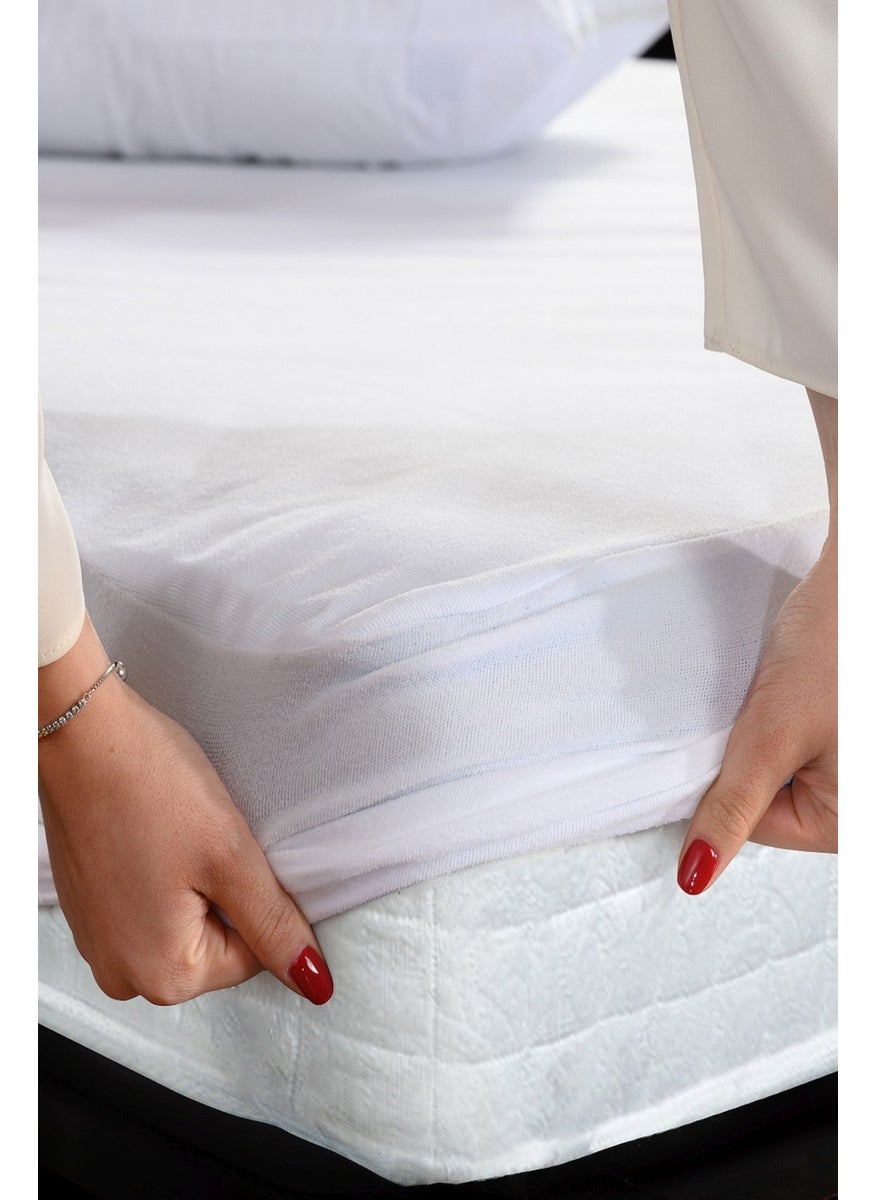Formeya Pamukkale Fitted Water Liquid Proof 100% Cotton Mattress Protector Mattress Protector  - Image 3