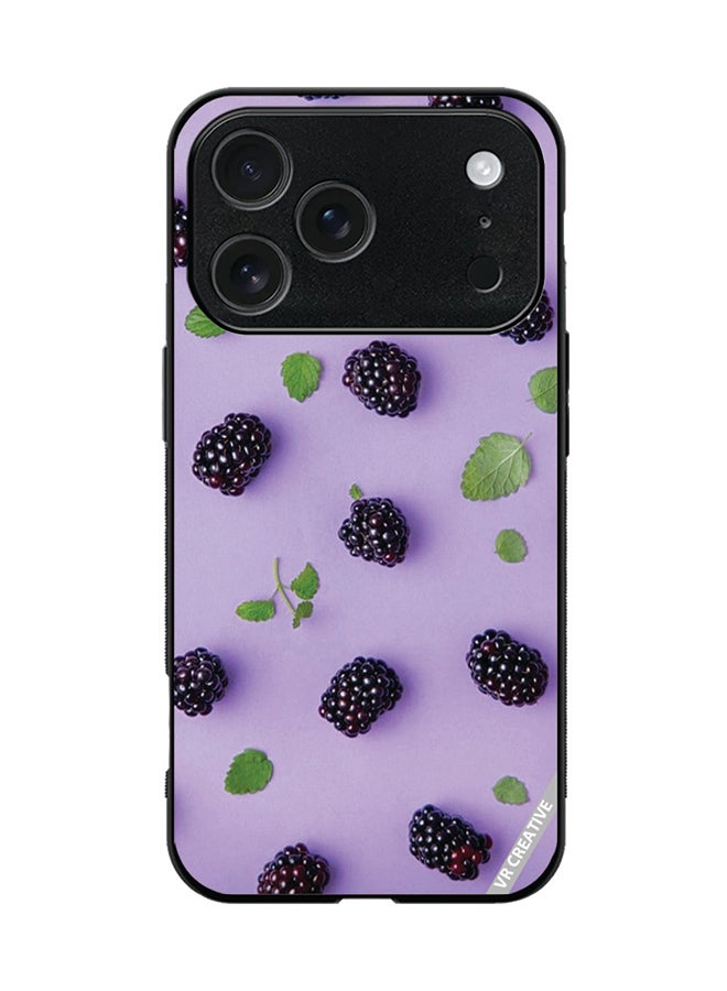 VR CREATIVE Protective Case Cover For Apple iPhone 17 Pro Blueberry Design Multicolour
