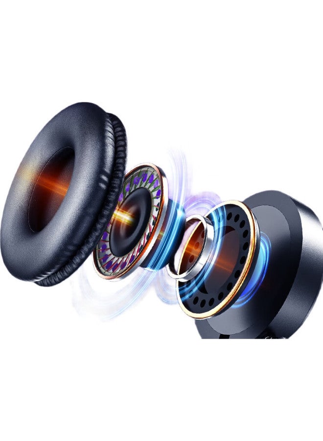 SADA سماعة ألعاب سادا H-08 مع ميكروفون، تصميم فوق الأذن، للرياضات الإلكترونية، المقاهي الإنترنت، الألعاب، تحديد الصوت، الموسيقى، الدروس عبر الإنترنت، وسماعات كمبيوتر سلكية 3.5 مم - Image 3