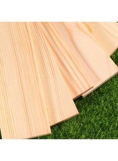 EXCEART 10Pcs Rectangle Wood Boards Unfinished Wood Boards Sheets Carving Blocks For Arts Craft Painting 4X15Cm  - Image 4