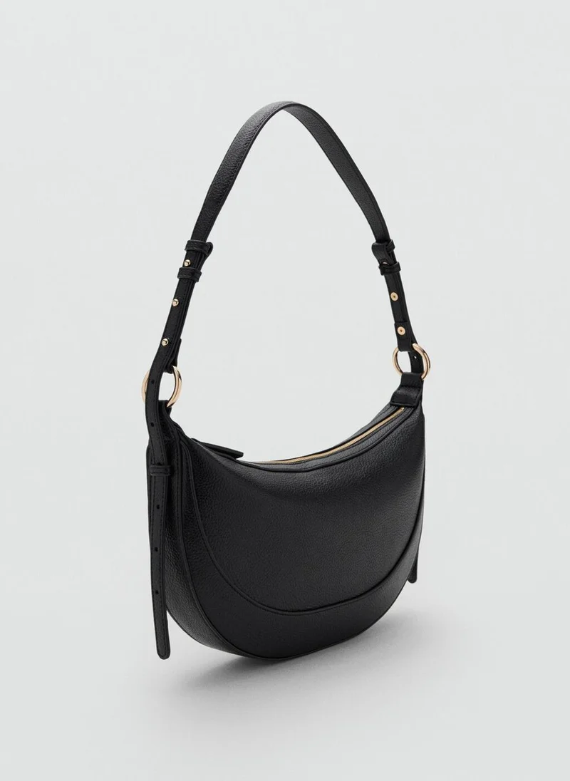MANGO Oval shoulder bag