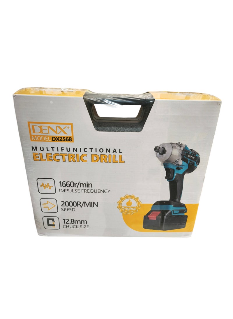 Denx Cordless Drill Driver 21V Two Batteries and 25 Heads - Image 3