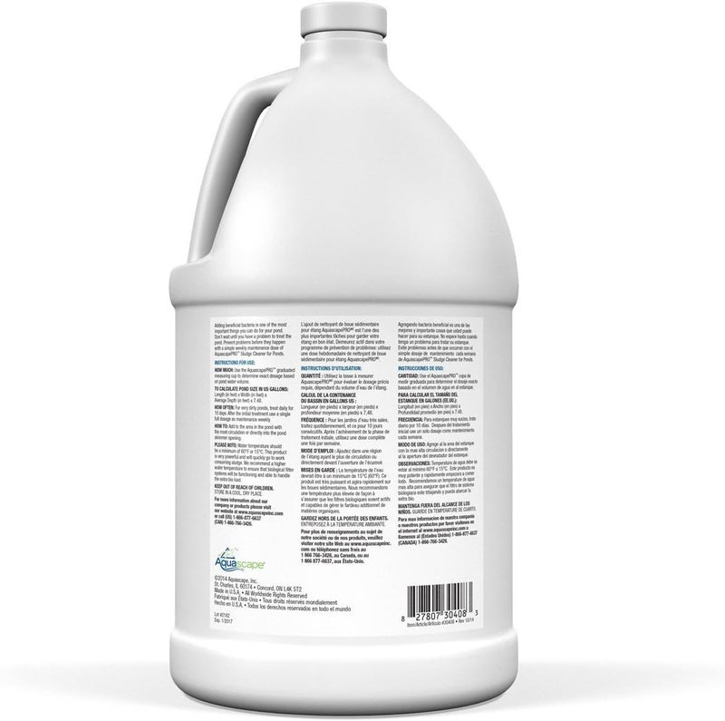 Aquascape Aquascape Sludge Cleaner Water Treatment for Ponds Pro Contractor Grade Liquid 1 Gallon378 L  30408  - Image 2