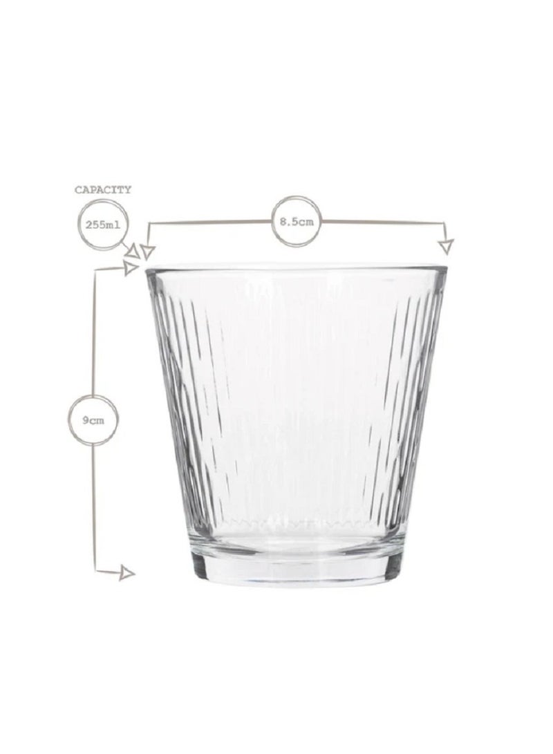 LAV 3 Pieces Nora Tumbler Set 260 Ml - Clear - Image 2