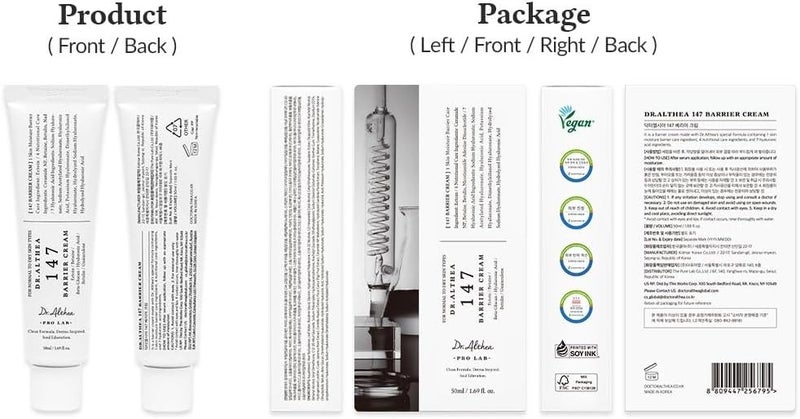 Dr.althea 147 Barrier Cream | Daily Skin Barrier Repair Care | Deep Hydrating with Hyaluronic Acid & Ceramides | Korean Vegan Skincare for All Skin Types - Image 2
