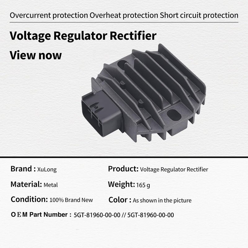 XuLong Voltage Regulator Rectifier for Yamaha Grizzly, Kodiak, Raptor, Bruin, and Wolverine Models - Image 3