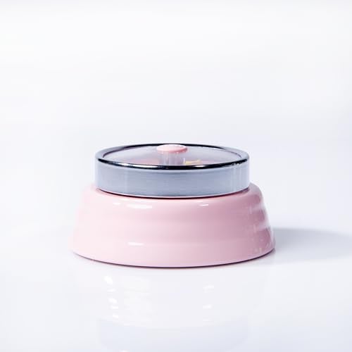 Gibox Round Retro Kitchen Timer for Cooking (Pink) Stainless Steel Magnetic Bottom Mechanical Loud Alarm, 60 Min Count Stopwatch for Time Management Analogue Clock Reminder for Various Activity - Image 4