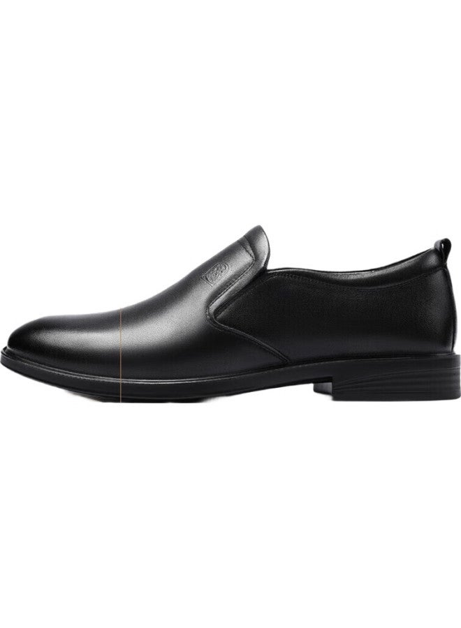 LAORENTOU Leather Shoes For Men, Top-Grain Cowhide Slip-On Business Casual Shoes Driving Shoes Loafers For Men A30305 Black 43 - Image 1