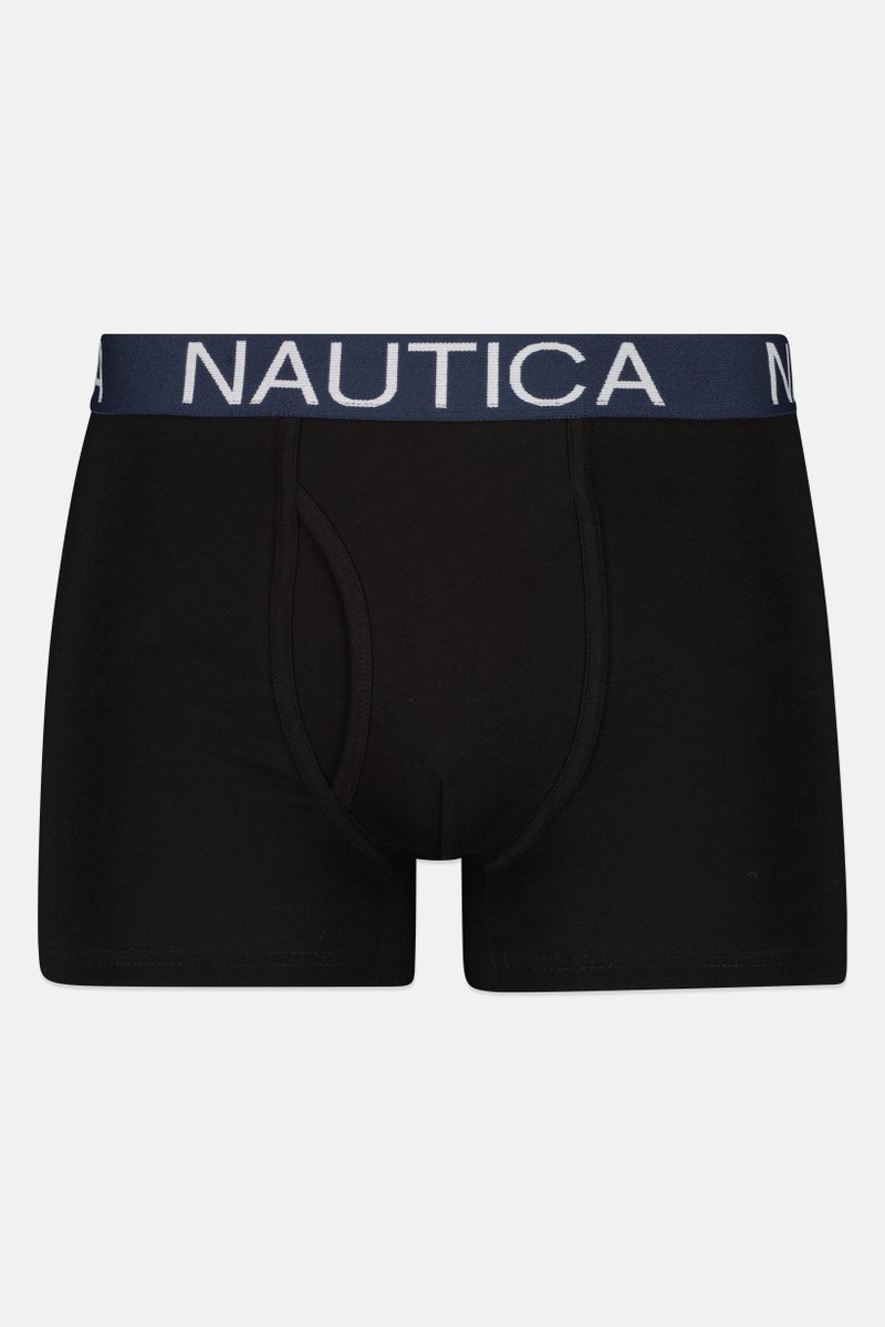NAUTICA Men 3 Pieces Brand Logo Boxer, Multicolor - Image 5