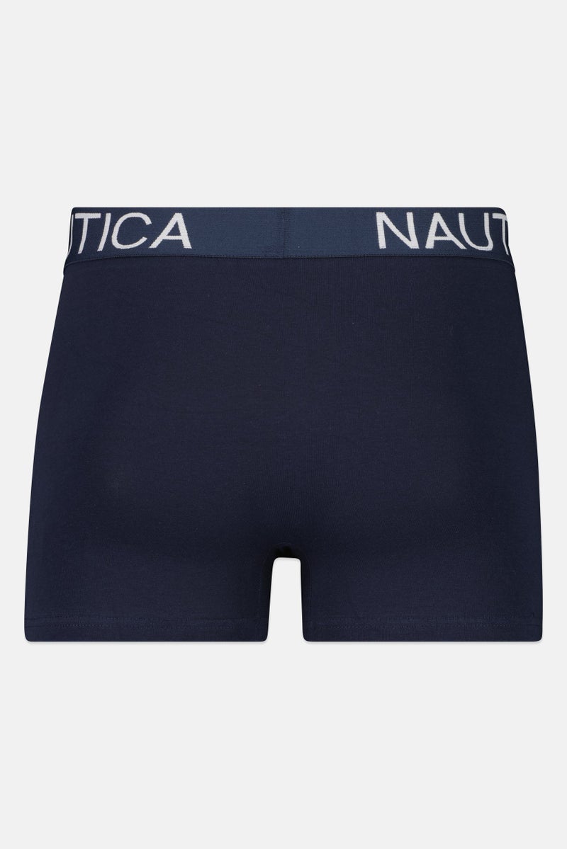 NAUTICA Men 3 Pieces Brand Logo Boxer, Multicolor - Image 3