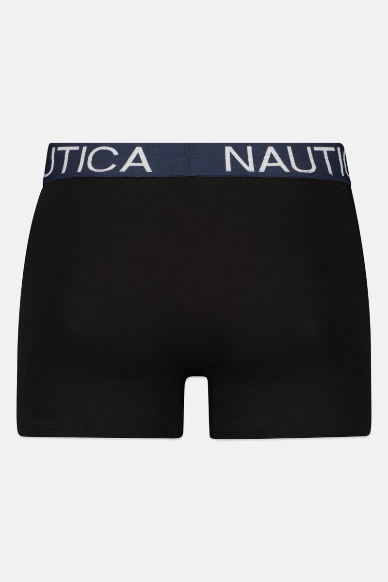 NAUTICA Men 3 Pieces Brand Logo Boxer, Multicolor - Image 2