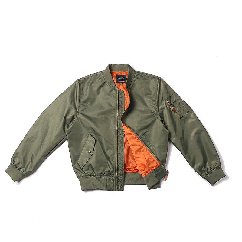 Norman Dragon MA1 Casual Bomber Jacket Men Army Green 