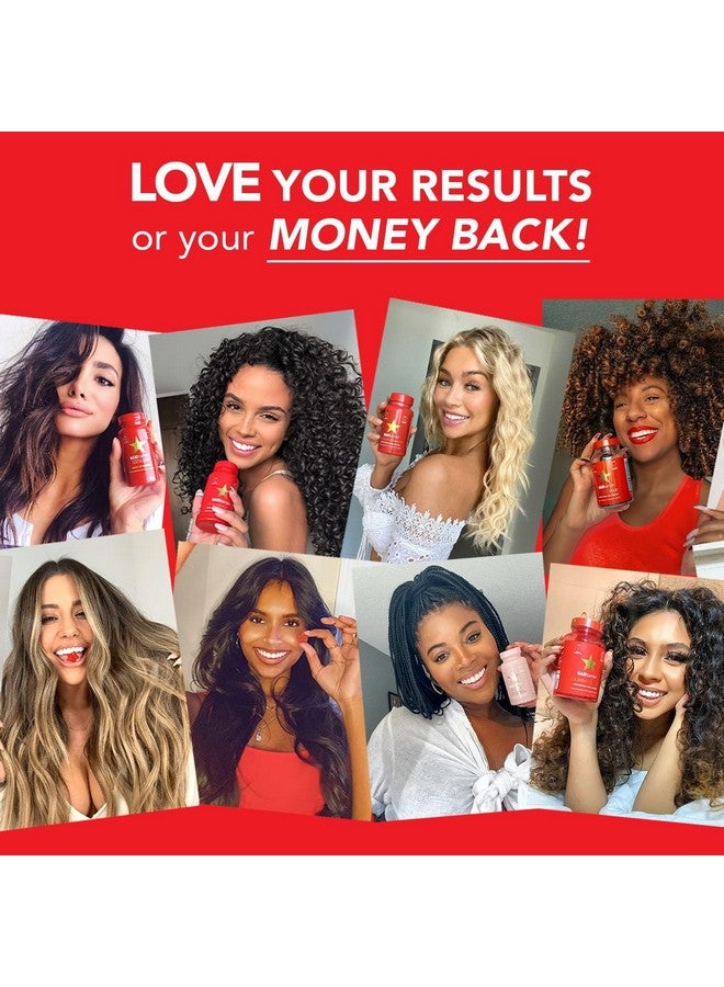 HAIRtamin Vegan Gummy Stars Hair Vitamins | Non-GMO | Natural Biotin Hair Vitamin Gummies to Maintain Healthy Hair Skin & Nails | Multivitamin Supplement to Help Maintain Healthy Looking Hair (3-Pack) - Image 5