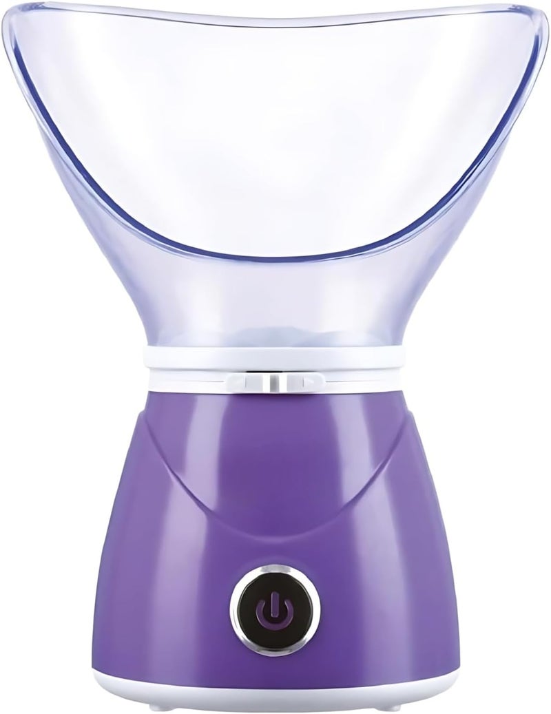 Biki Facial Steamer, Steam Sauna Vaporizer Machine, And Steam Inhaler For Cold, Cough & Sinus with Regulator For Men, Women & Kids With 2 Years Warranty (Pruple) - Image 1