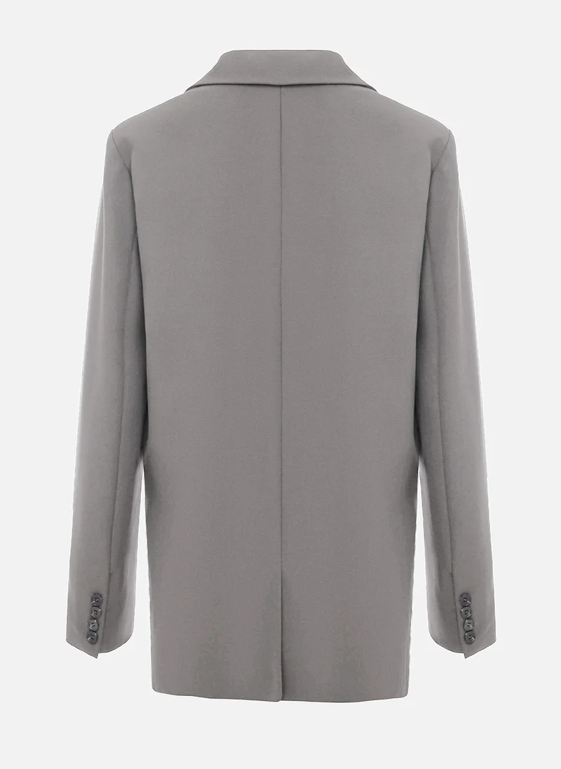 Lichi Single-breasted jacket with contrasting buttons