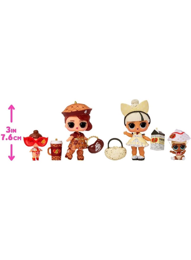 MGA L.O.L. Surprise! LOL Surprise Loves Mini Sweets Deluxe Series 2 with 4 Dolls, Accessories, Limited Edition Candy Theme, Jelly Belly Collectible Dolls- Great Gift for Girls Age 4+ - Image 5
