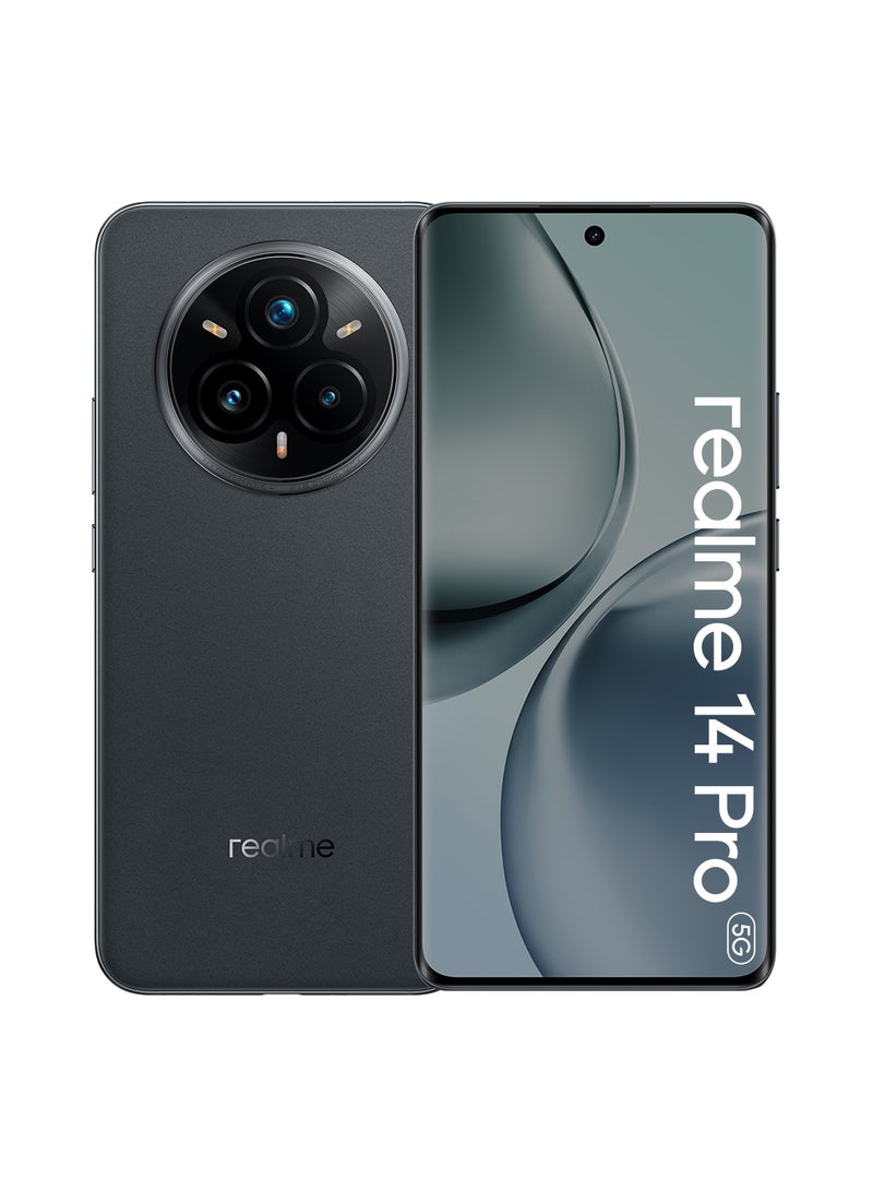 ريل مي 14 برو AI ثنائي الشريحة رمادي مخملي 12 جيجابايت RAM 256 جيجابايت 5G - نسخة الشرق الأوسط - Image 1