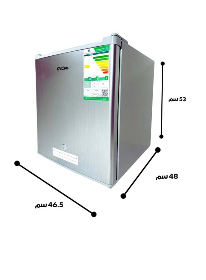 gvc pro Single Door Refrigerator 46 L GVRF-65-S Silver - Image 4
