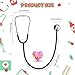 ERDOGLY Kids Stethoscope Toy 2 Pack Real Working Nursing Stethoscope for Kids Toy Medical Kit for Toddler Boys Girls Doctor Nurse Cosplay Costume Accessories - Image 4