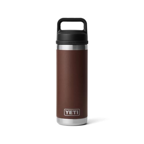 YETI Rambler 18 oz Bottle, Leakproof, Vacuum Insulated, Stainless Steel with Chug Cap, Wetlands Brown - Image 3