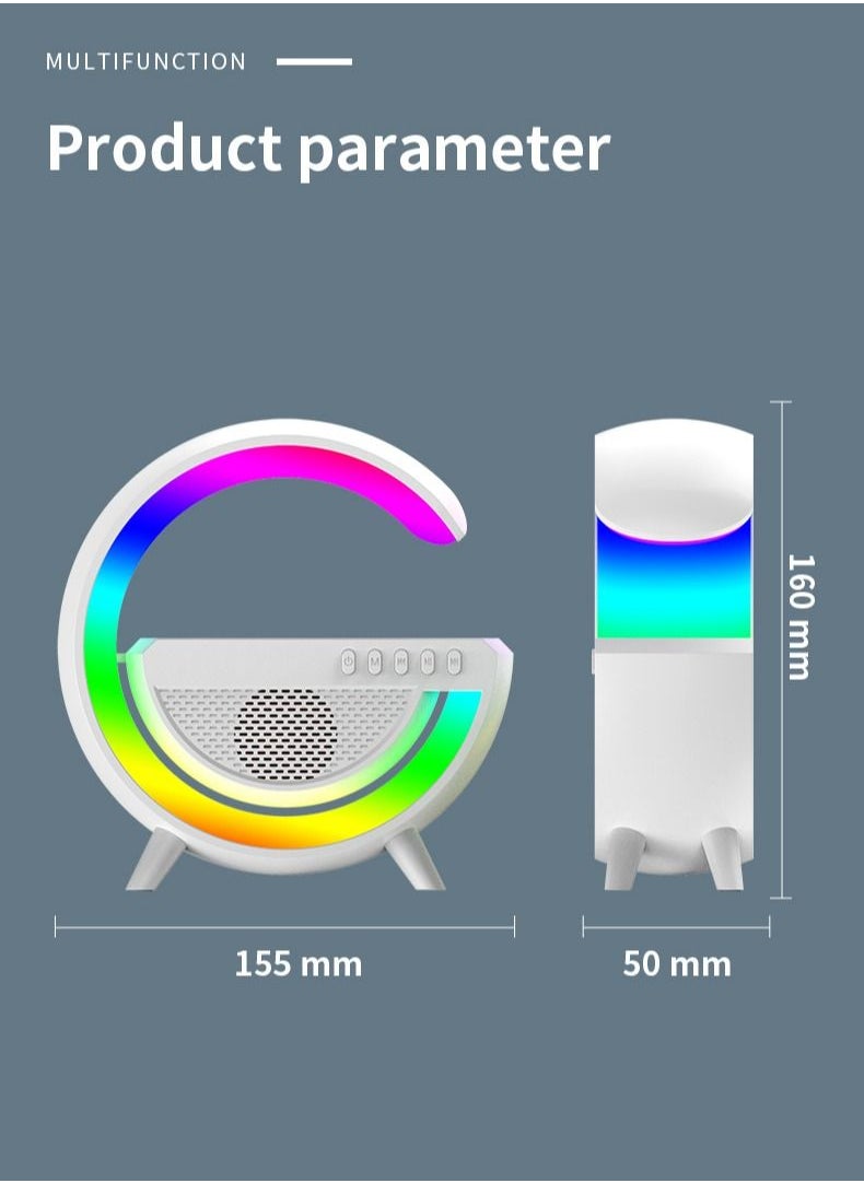 ULHYC - Wireless Smart Bluetooth Speaker with LED Adjustable Ambience Light - Image 1