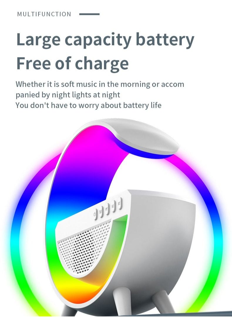 ULHYC - Wireless Smart Bluetooth Speaker with LED Adjustable Ambience Light - Image 1