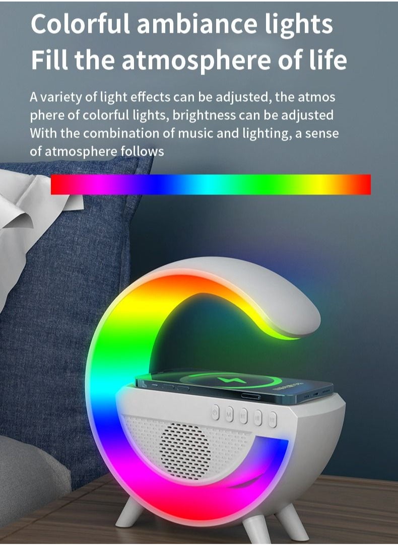 ULHYC - Wireless Smart Bluetooth Speaker with LED Adjustable Ambience Light - Image 1