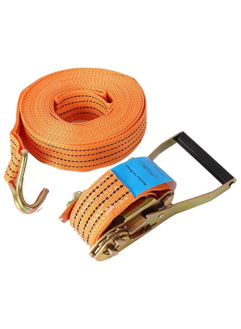 Soofam Cargo Lashing Ratchet Belt -10m 50mm 2inch- Heavy-Duty High Tensile Strength Durable Polyester Corrosion Resistant Hardware Ratchet Strap - for Load Securing Transportation Tie-Down and Moving  - Image 1