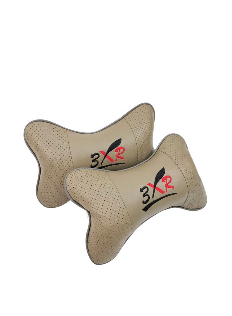 3XR 2 Piece Car Seat Neck rest Headrest Support Safety Cushion - Image 3