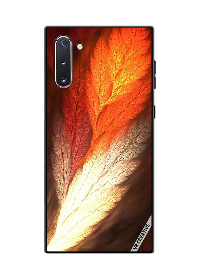 VR CREATIVE Protective Case Cover For Samsung Galaxy Note10 5G Feather Design Multicolour - Image 1