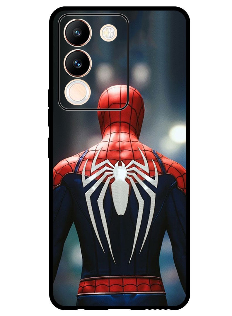 Theodor غطاء واقي مضاد للخدش ومقاوم للصدمات لجهاز Vivo V29e بتصميم سبايدر مان - Image 1