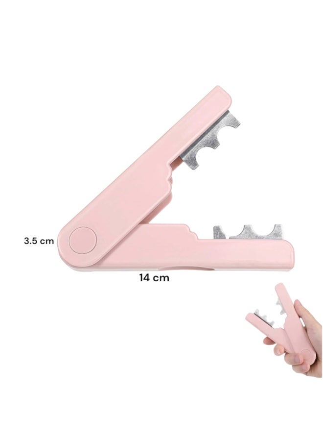 Flower Cutter Pricker, Rose Thorn Stripper Tool, Flower Stem Leaves Thorn Stripper, Portable Professional Florist Gardening Tool, for Gardening Home Florist Floral Arrangement, Pink - Image 2