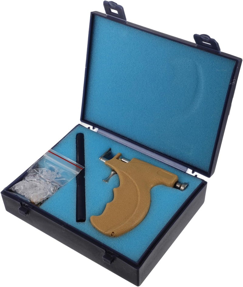 1set No Pain Ear Piercing Tools Kit for Safe and Accurate Ear Piercing Includes Stainless Steel for Professional and Home Use - Image 1