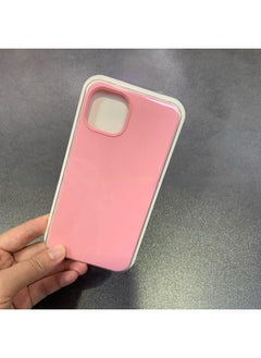 For Iphone16 Liquid Silicone Phone Case For Iphone 16Pro Max/16Pro Full Covering Drop-Resistant Protective Case-Color:Rose Powder [with Logo]]-Applicable Model:For Iphone16 [sealed Packaging]