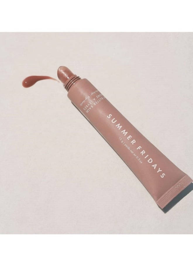 SUMMER FRIDAYS Summer Fridays Lip Butter Balm - Conditioning Lip Mask and Lip Balm for Instant Moisture, Shine and Hydration - Sheer-Tinted, Soothing Lip Care - Vanilla Beige (0.5 Oz)  - Image 2