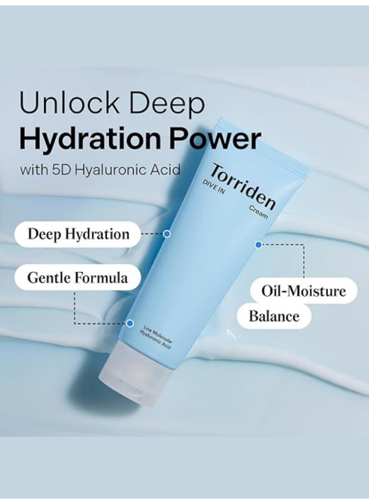 Torriden Dive-In Cream for Deep Hydration, Plumpness & Long-Lasting Moisture - Image 4