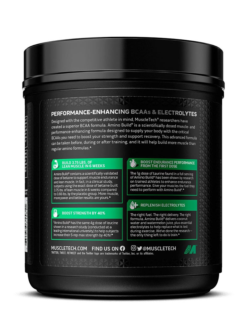 MuscleTech Amino Build Performance-Enhancing BCAAs Formula - Shown To Boost Strength By 40, 7G BCAAs, 4G Leucine, 2.5G Betadine, 1G Taurine, 40 Servings, Strawberry Watermelon Natural Flavors, Dietary Supplement, Net Wt. 20.92 Oz. (593G) - Image 3
