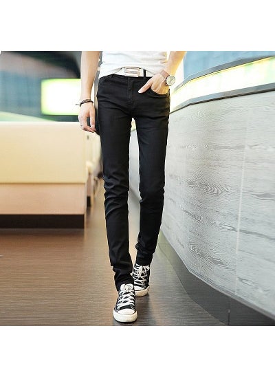 1 x 5 pcs Wholesale Discount AutumnJeans Korean Style Mens Unique Small Foot Pants Trendy Long Pants Casual Scene Fashionable Denim Trous Pure black pants - pzsku/ZD602B6FAEB4A28953B37Z/45/_/1741692461/e72d64a7-f17b-4bbb-ba4a-0f9614207129