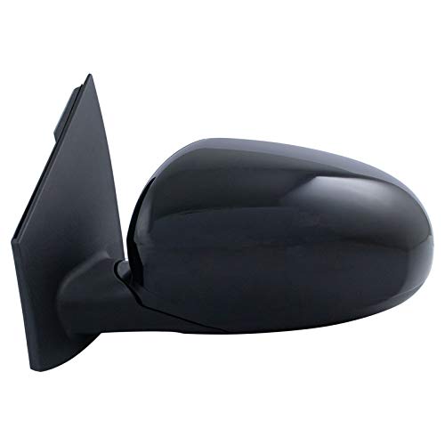 TRQ Driver Side Power Mirror Smooth Black Manual Folding Compatible with 2017-2022 Kia Sportage KI1320196 - Image 3