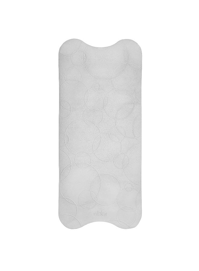 Ubbi Cushioned Non-Slip Bath Mat for Baby, Powerful Suction Cups, Baby Bathtub Time Essentials, Gray - Image 1