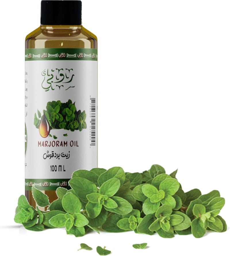 Ruby 100% Natural Essential Oils for Relaxation & Skin Care 100ml Premium Long Lasting Scents (Natural Marjoram Oil 100ml – Soothe Body & Promote Blood Circulation Pure Herbal Formula)