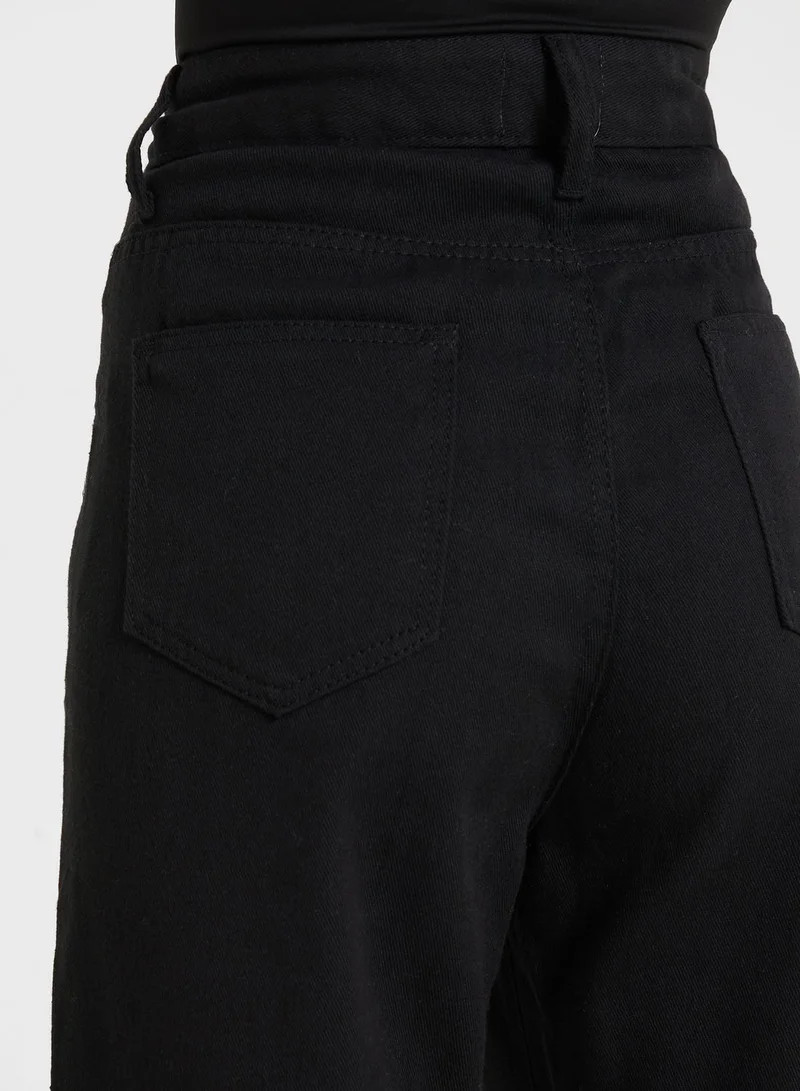 Ginger Highwaist Butterfly Print Jeans