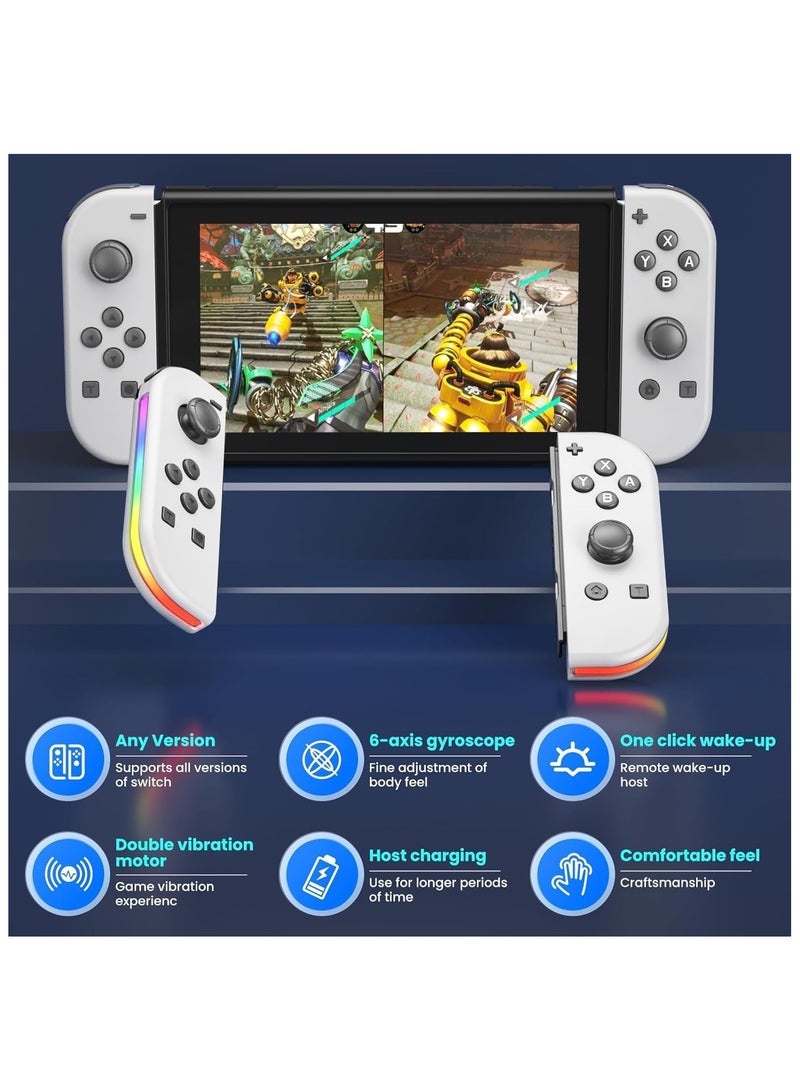 Beauenty Joy Cons Wireless Controller for Nintendo Switch, L/R Controllers Replacement Compatible with Nintendo Switch/Lite/OLED, Joystick with Wake-up/Screenshot/Dual Vibration/Motion Control Function - Image 3