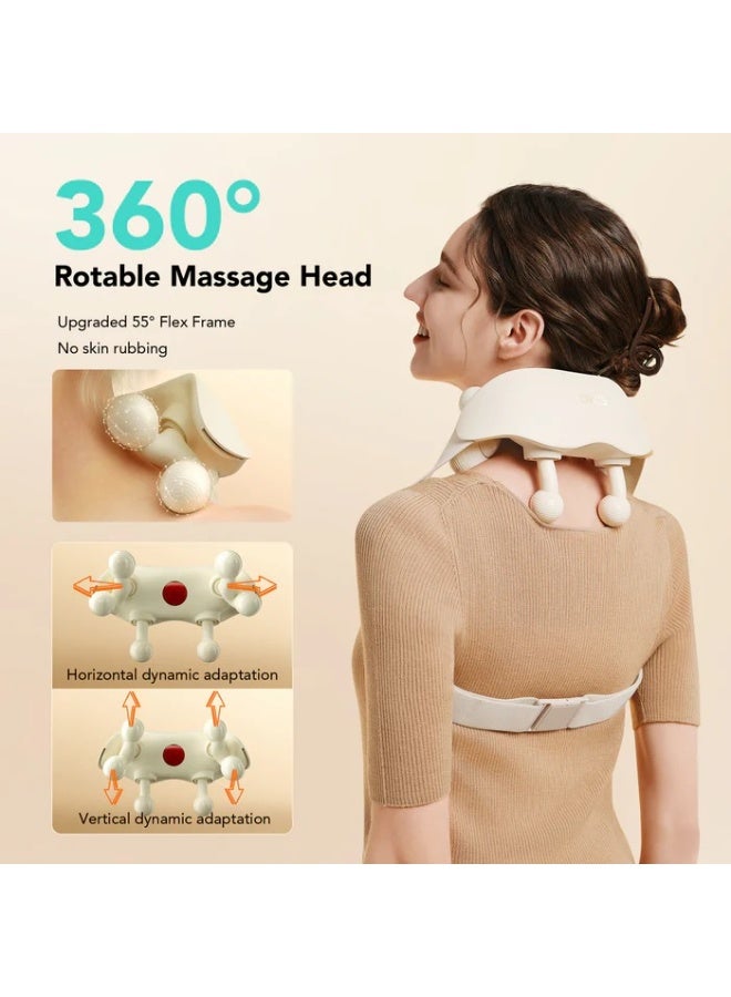 SKG HSP500-2 Cordless Neck and Shoulder Massager – Shiatsu Kneading & Heated Massage | Human Hand Effect, 6 Smart Modes, Deep Tissue Relief with Upgraded Battery - Image 2