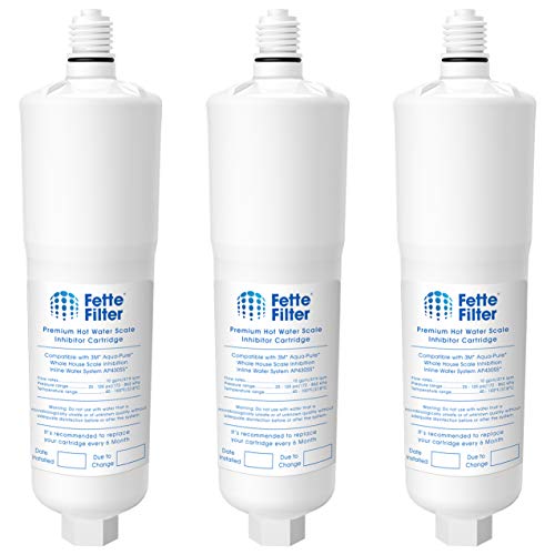 AP431 Replacement Cartridge for AquaPure AP431 Hot Water Scale Inhibitor for AP430SS Prevent Scale Accumulation and Protect Water Heaters 3 qty