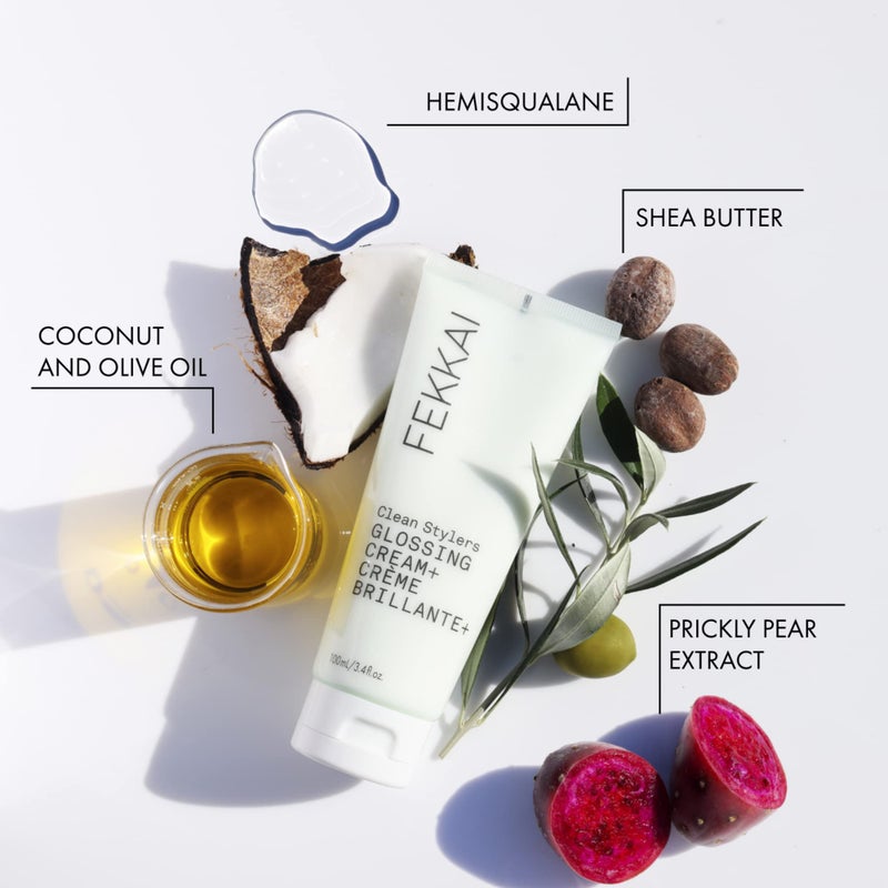 Fekkai Clean Stylers Glossing Cream - 3.4 oz - Provides Hydration, Smoothes Frizz & Boosts Shine - Free of Sulfates, Parabens, Phthalates - Vegan, Cruelty-Free - Image 4
