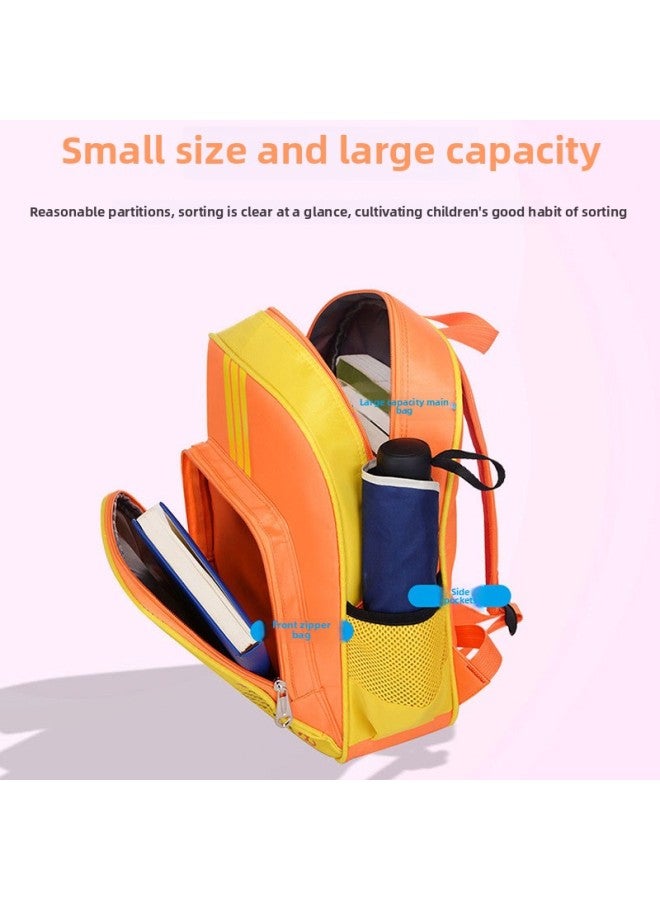 Kindergarten Schoolbag Training Class Tutorial Class Schoolbag Primary School Children Shoulder Schoolbag Schoolbag Custom LOGO-Color:Yellow Learning Is Endless  - Image 5